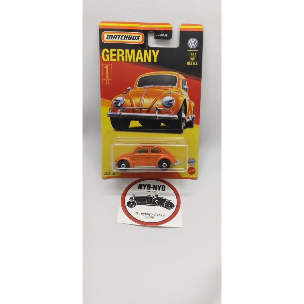 Matchbox volkwagen beetle
