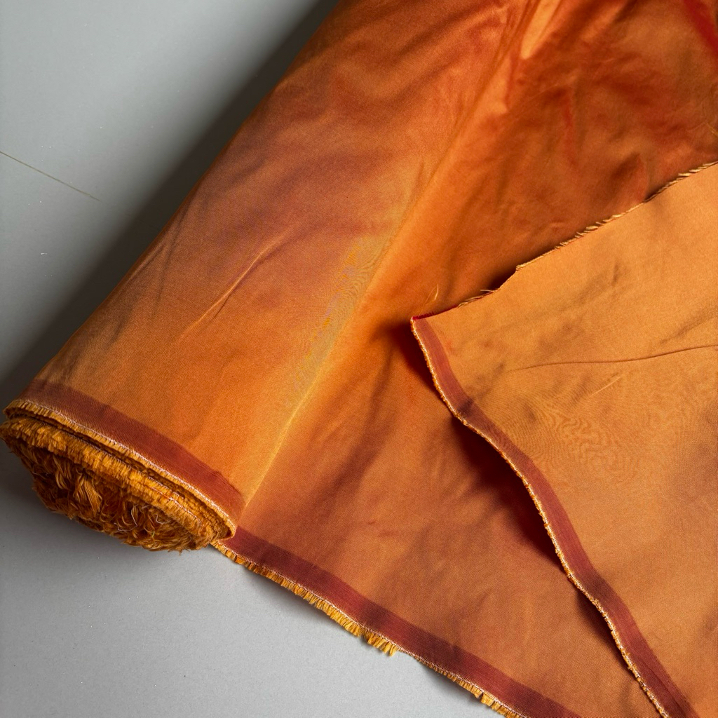Kain Taffeta Dove Premium | Bahan Tafeta Silk Polos ( Twotone )