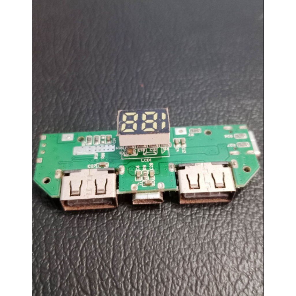 Modul Powerbank Digital Led Fast Charger 2,5A 5volt Modul Charger Indikator digital