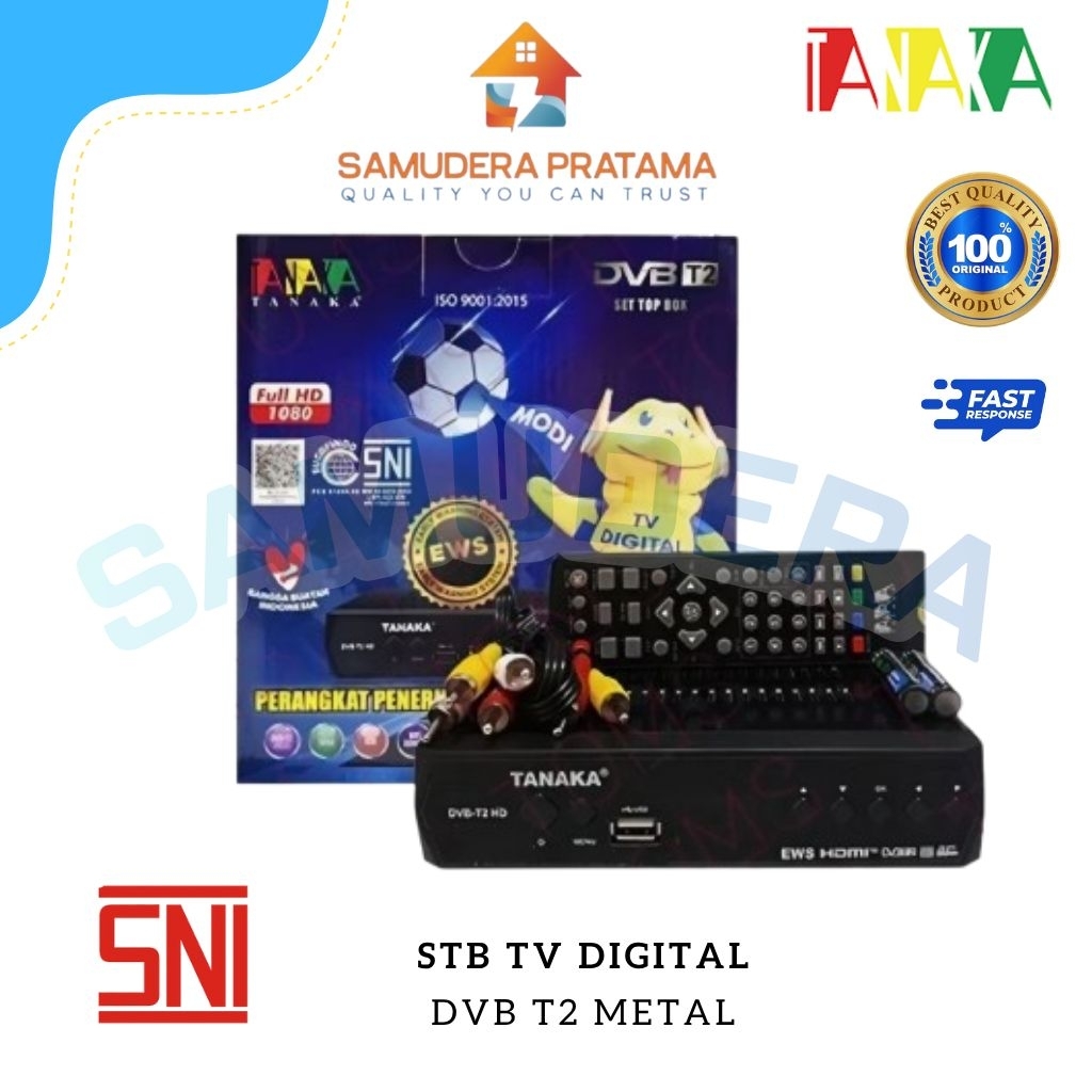 STB TV DIGITAL TANAKA / SET TOP BOX DVB T2 / RECEIVER TV DIGITAL