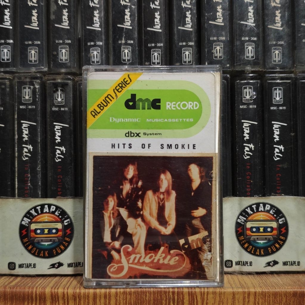 Kaset - Smokie - Hits Of Smokie - Radio Tape - Kaset Pita - Radio - Pemutar Kaset - Retro - Classic 