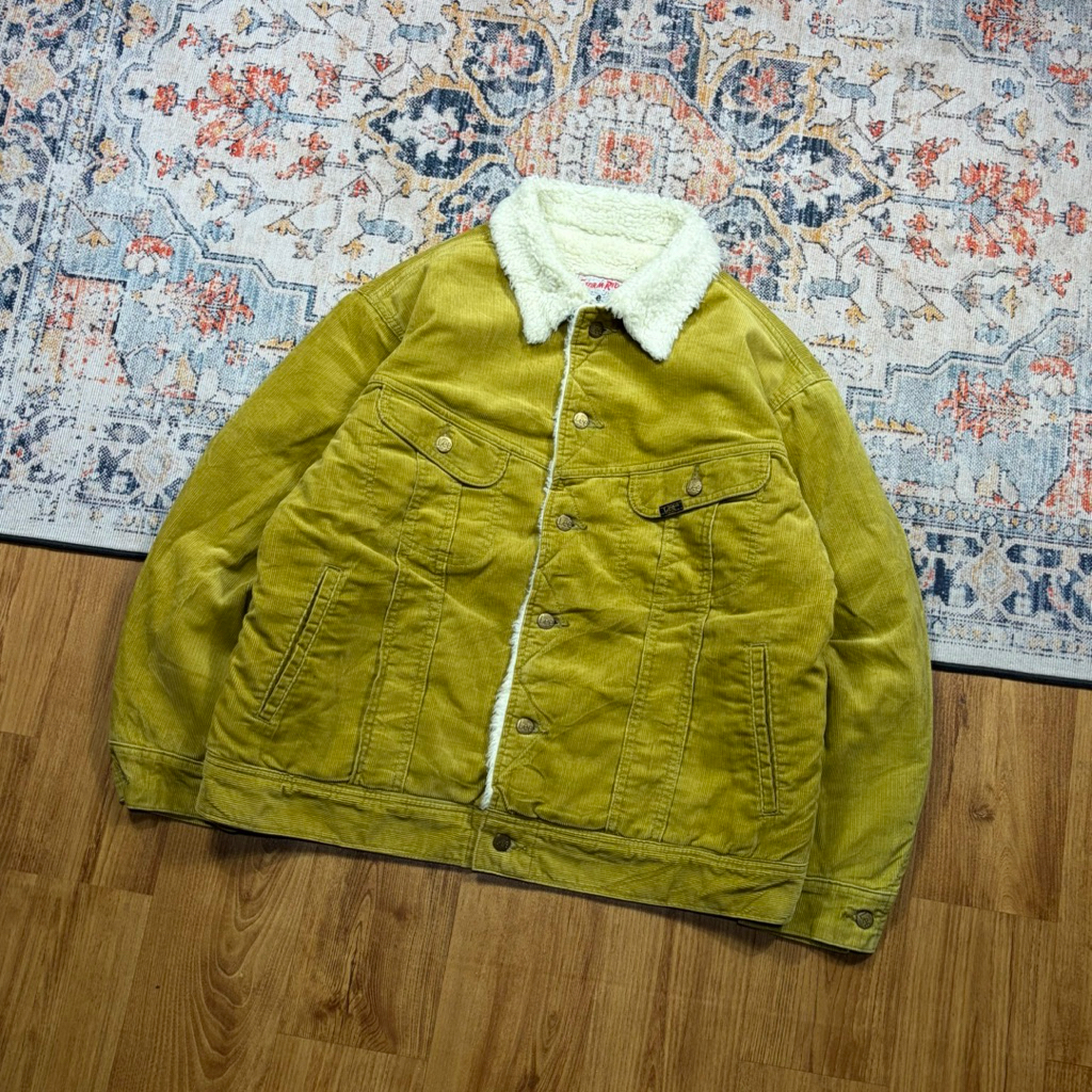 LEE CORDUROY LINED SHERPA TRUCKER JACKET