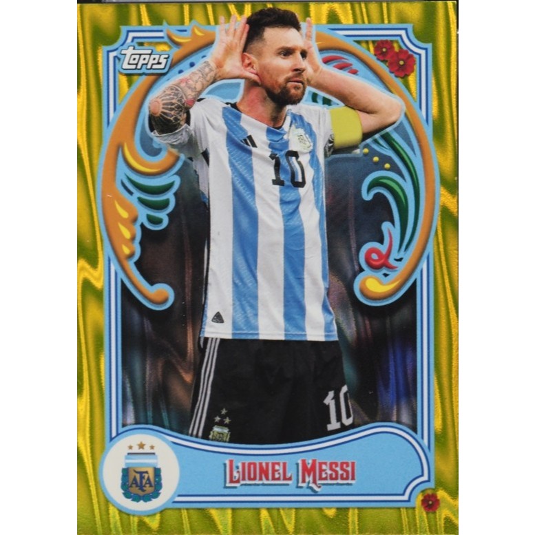 Fullprint Replica Kartu Mainan Anak Jadul Bola Messi 2022 vs belanda iconic