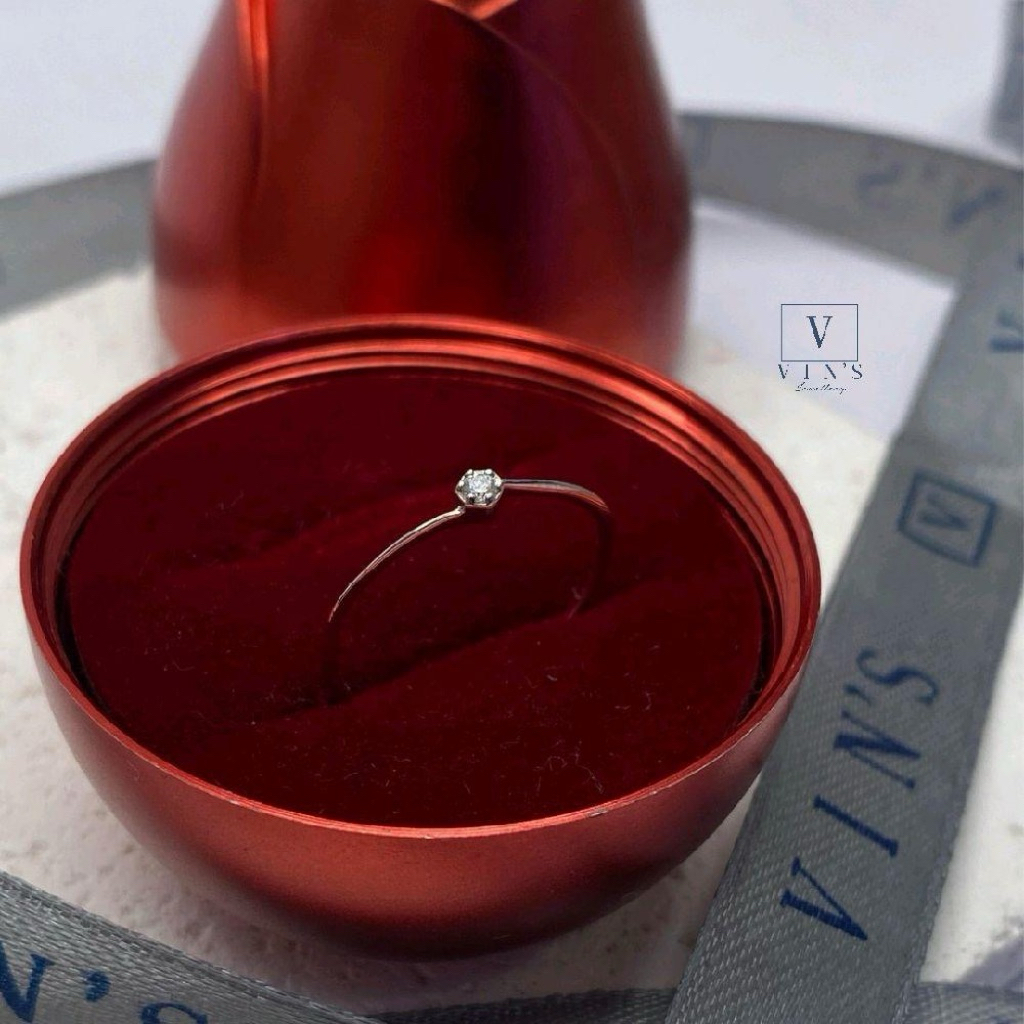 cincin emas berlian model listring