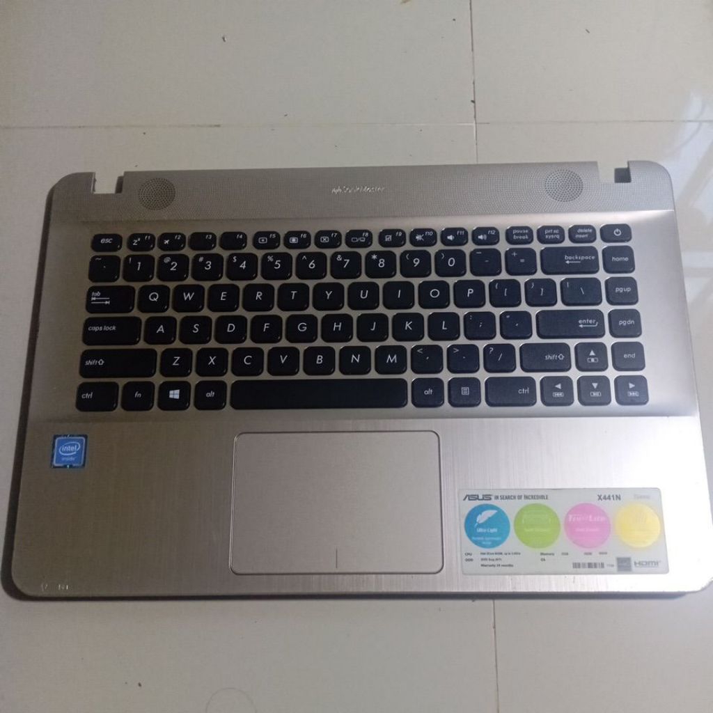 frame keyboard laptop Asus x441N