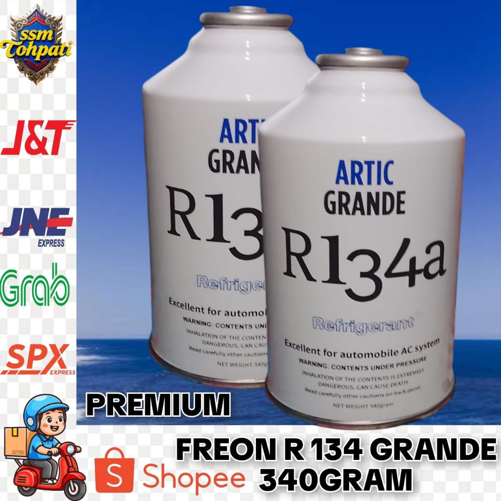 FREON KALENG R 134 GRANDE | FREON KULKAS FREON SHOCASE,FRIZZER,