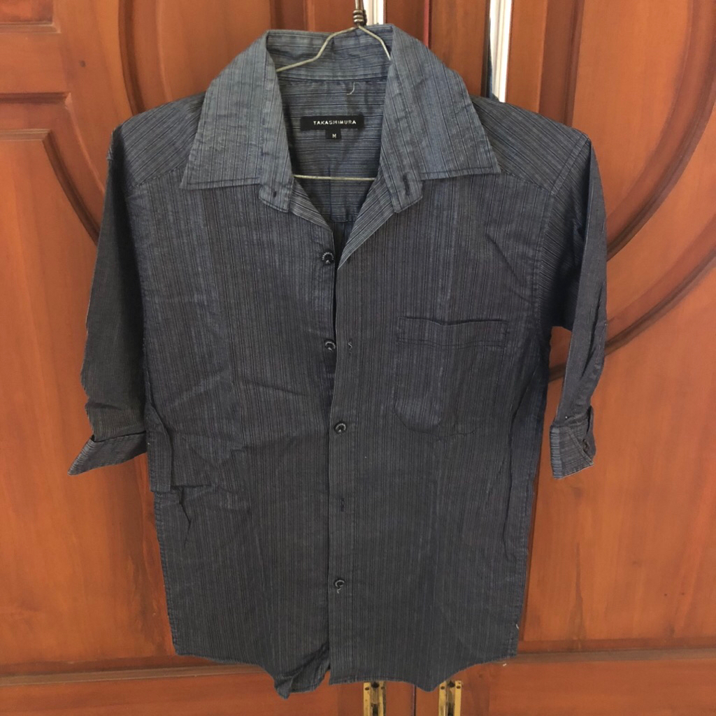 Kemeja Pria Takashimura Navy