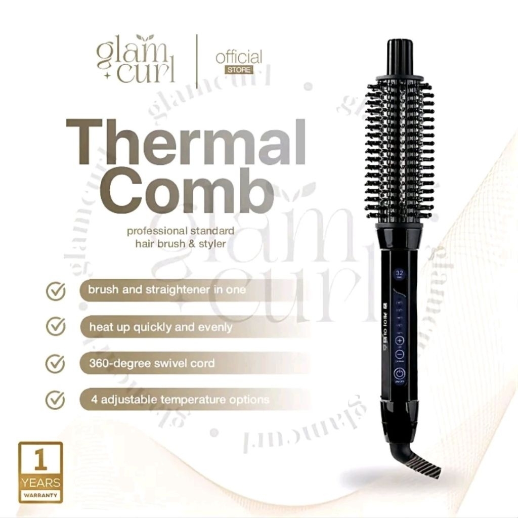 Thermal Comb Glam Curl