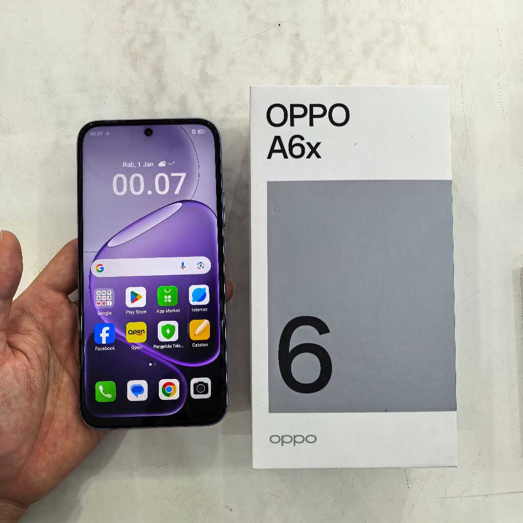 SECOND Oppo A6X 12GB RAM baru 4/64 4+8 extend RAM 4GB 64GB A6 X Military Grade kuat RESMI