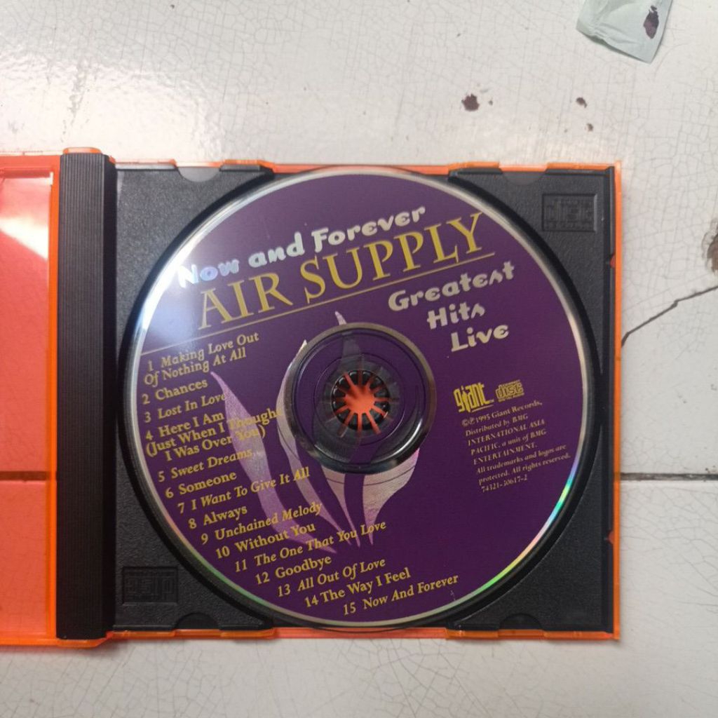 kaset CD AIR SUPPLY