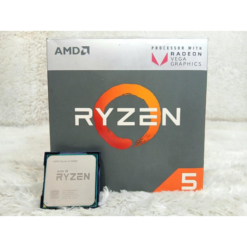 Processor AMD Ryzen 5 2400G Socket AM4 Vega 11 Graphics PC Gaming Desktop Normal