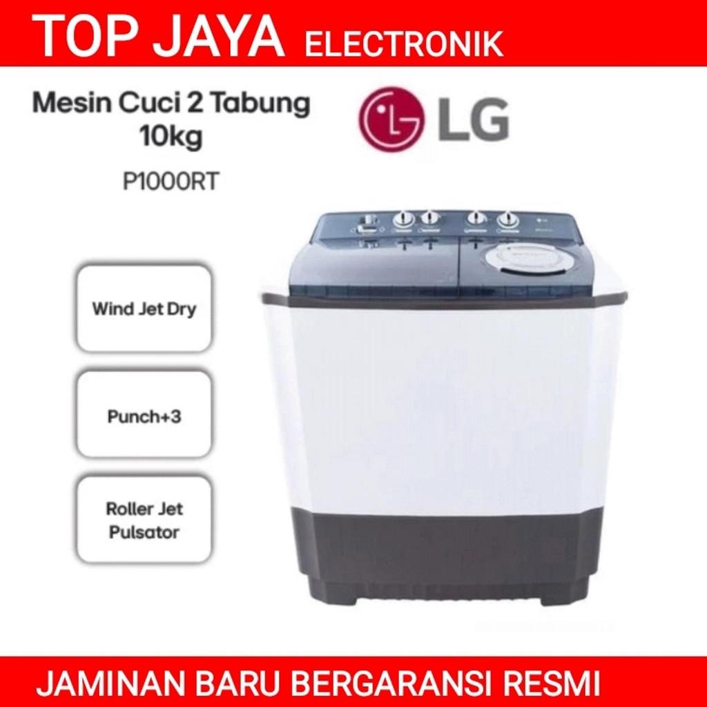 MESIN CUCI LG 10KG TWINS TUB/LG MESIN CUCI 10KG 2 TABUNG BARU BERGARANSI RESMI