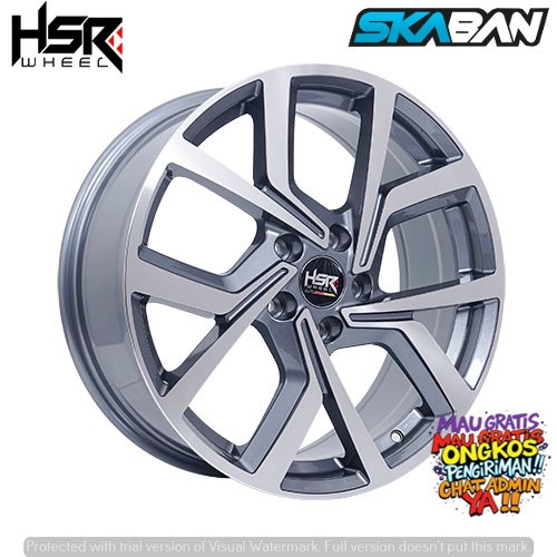 VELG MOBIL RACING HSR WENDER R18X7,5 PCD 5X112 ET45 UNTUK PORSCHE MERCEDES VW MINI AUDI GLORY DAEWOO