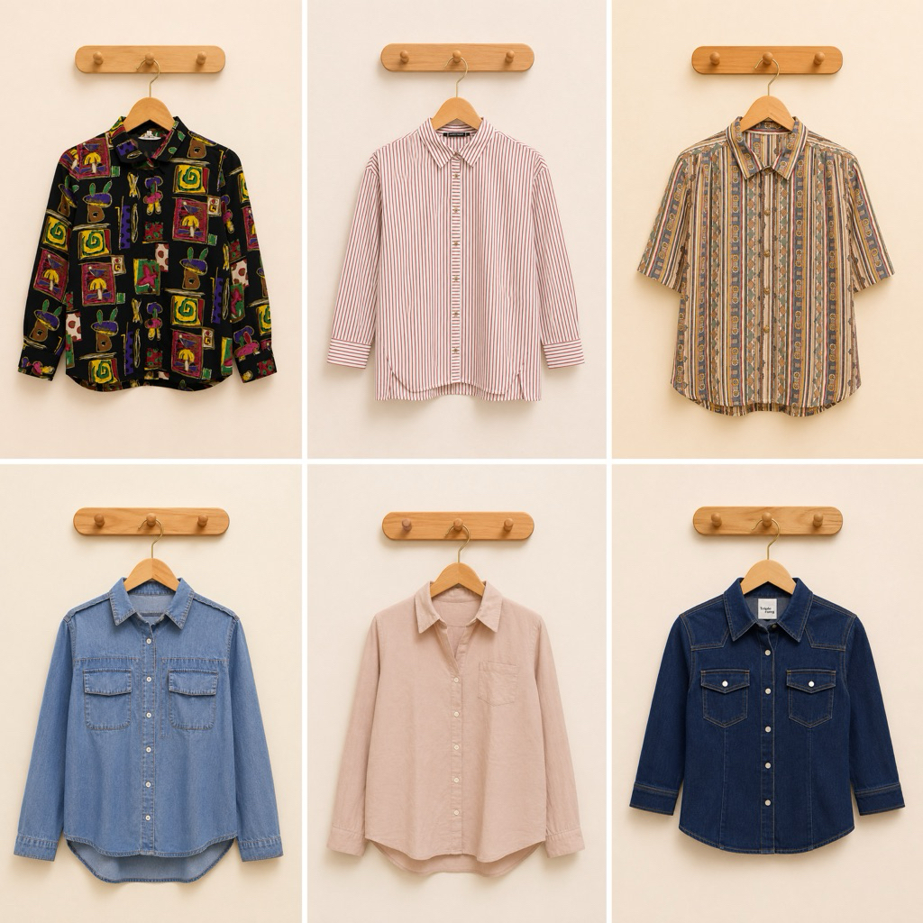 (NEW UPLOD 28 JUNI) ATASAN BLOUSE KEMEJA KOREA VINTAGE WANITA LENGAN BALON