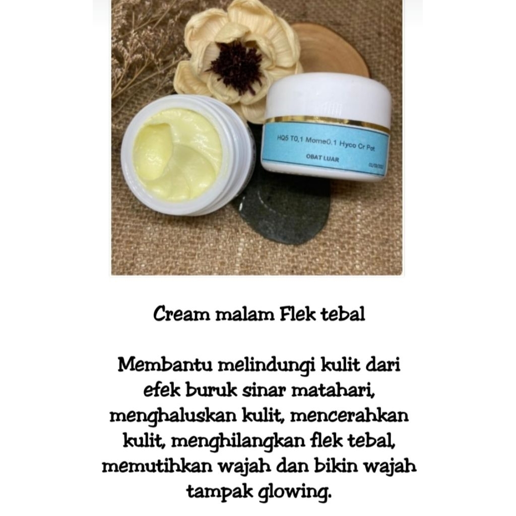 Cream malam Flek Tebal (HTMH)