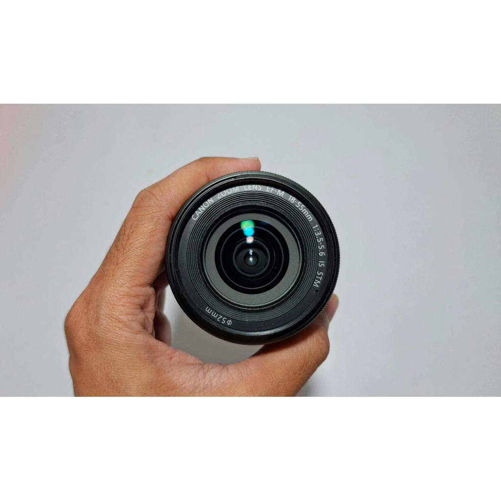 Lensa Canon Efm 18-55mm is stm