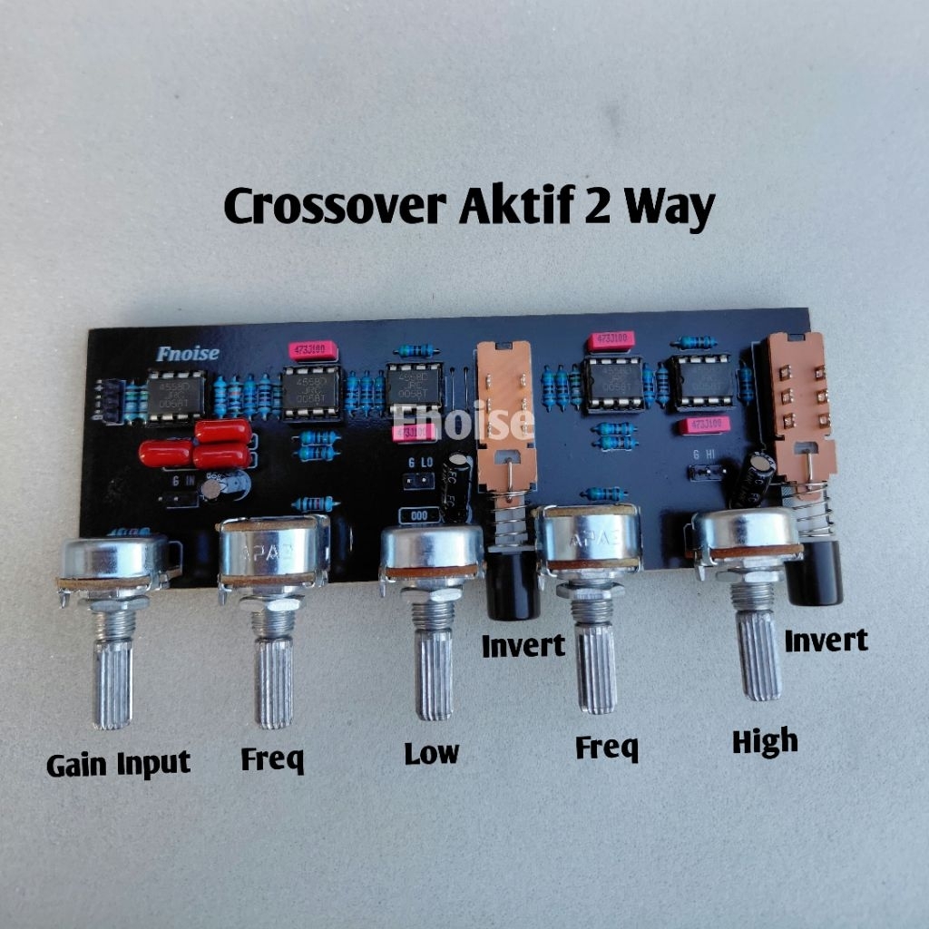 Kit Crossover Aktif 2 Way Independent