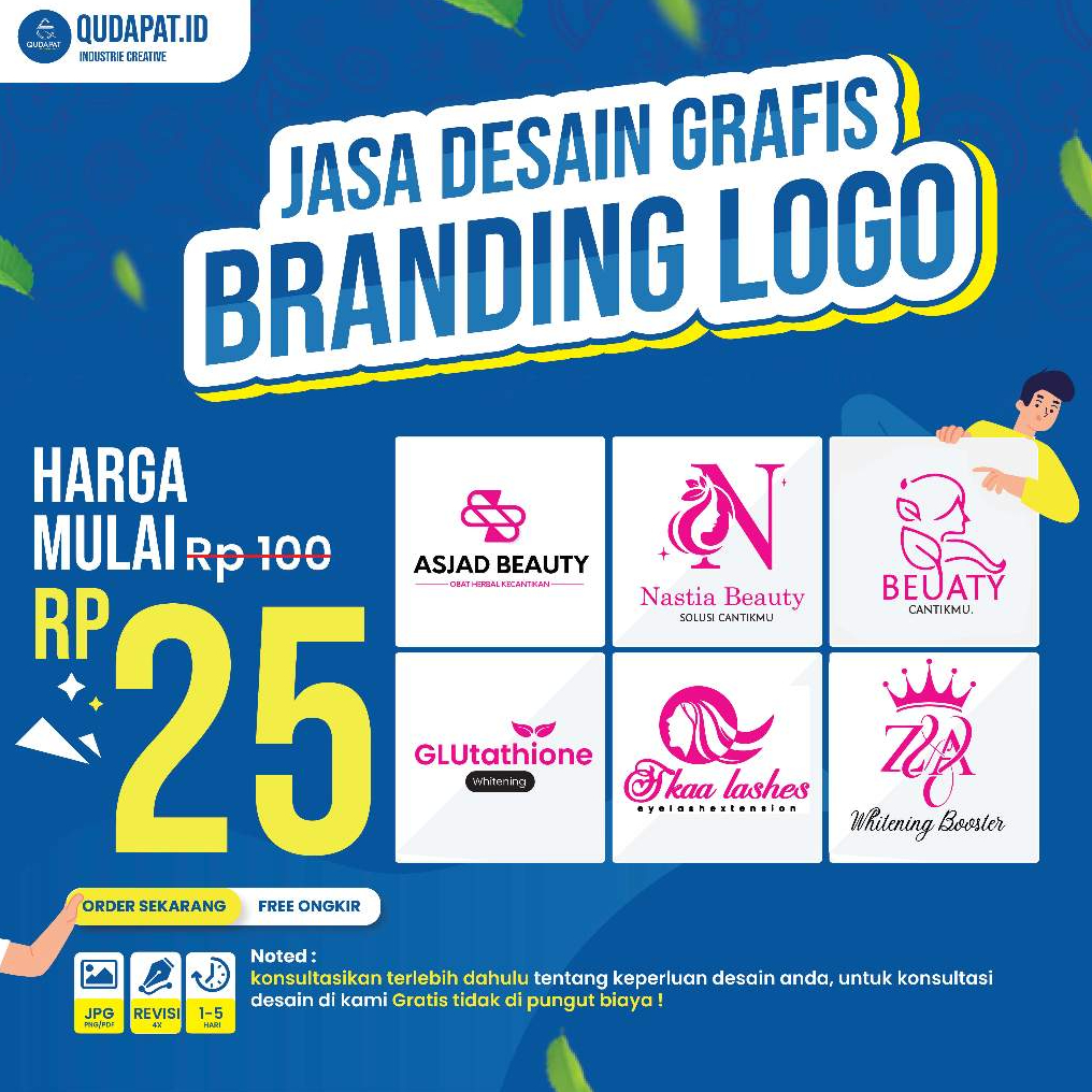 Desain Logo Skincare,Kecantikan,Salon & Kosmetik | Jasa Desain logo untuk usaha UMKM