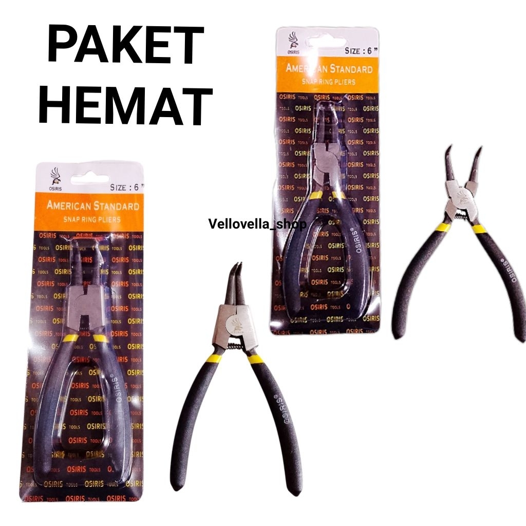 Tang Snap ring Bengkok 6 inci / Tang Bengkok / Tang tekan tutup / Tang tekan buka