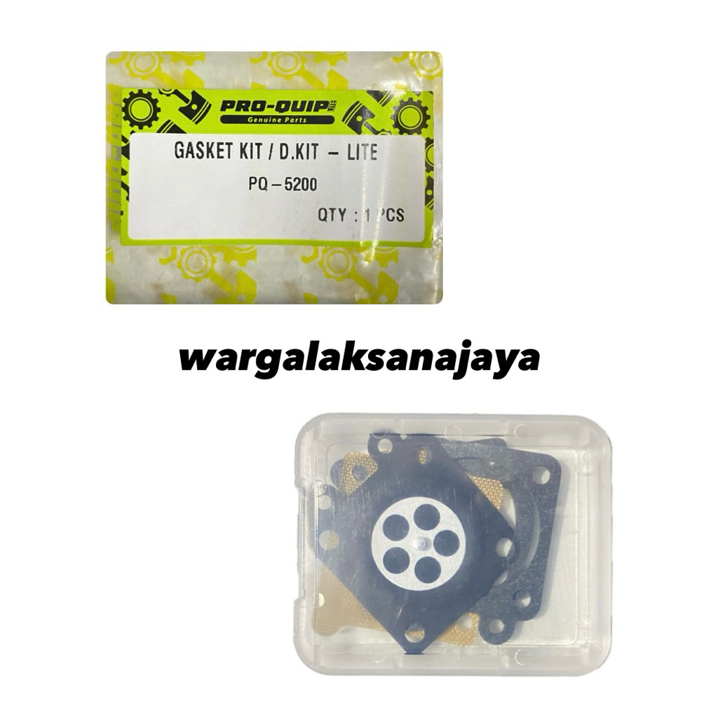 5200 5800 Membran Carburator Assy Repair Kit Diafragma Karburator Set Mesin Gergaji Chainsaw Senso M