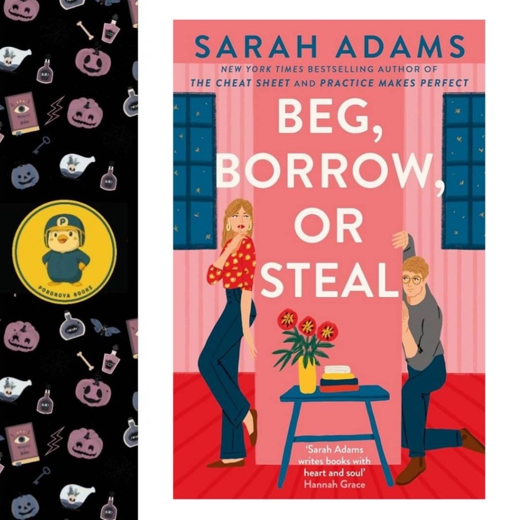 100% ORI Novel SARAH ADAMS Beg Borrow or Steal (English Book, Romance Comedy, Import, Paperback)