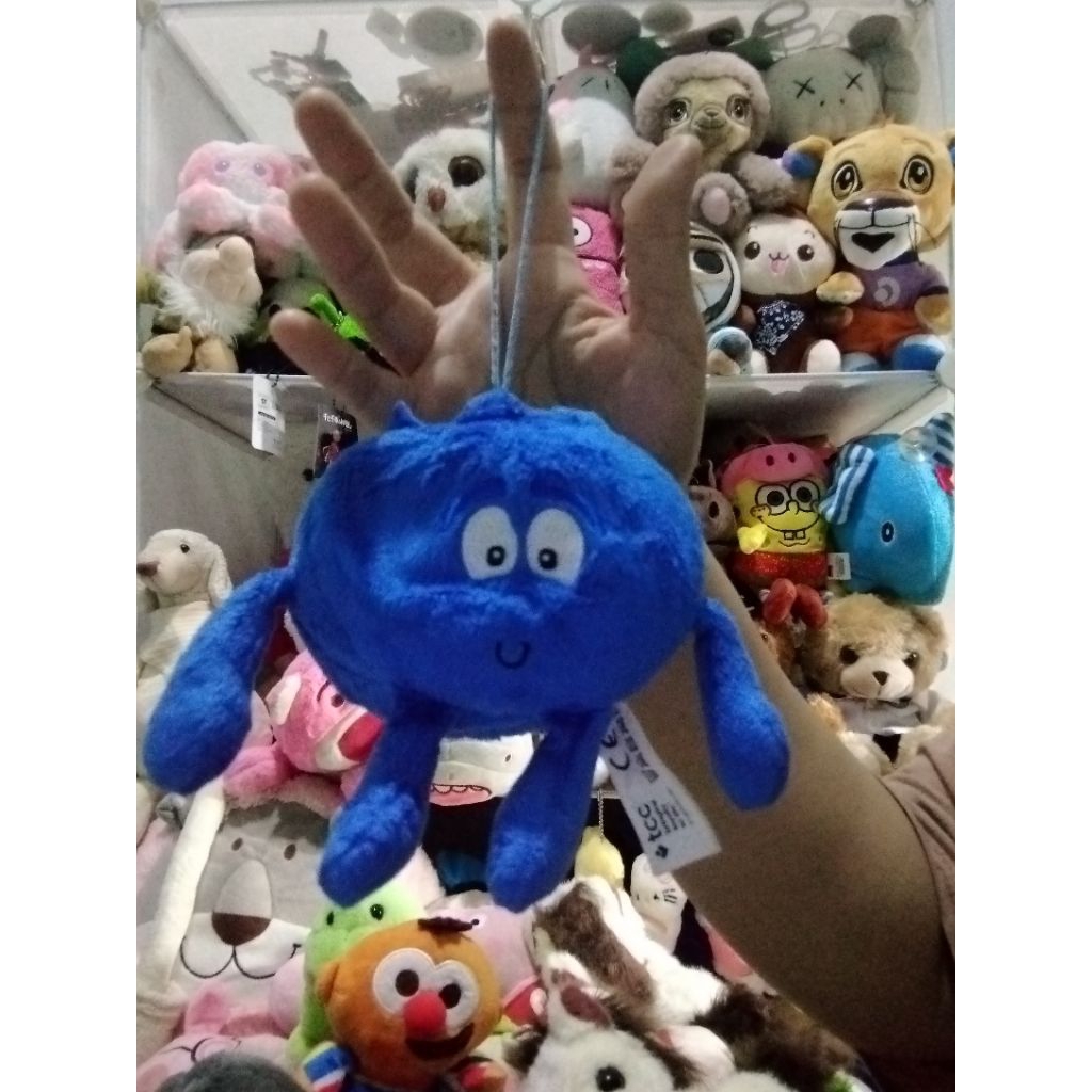 boneka gantungan kunci tas.buah blueberry original brand goodness gang mini.tcc global