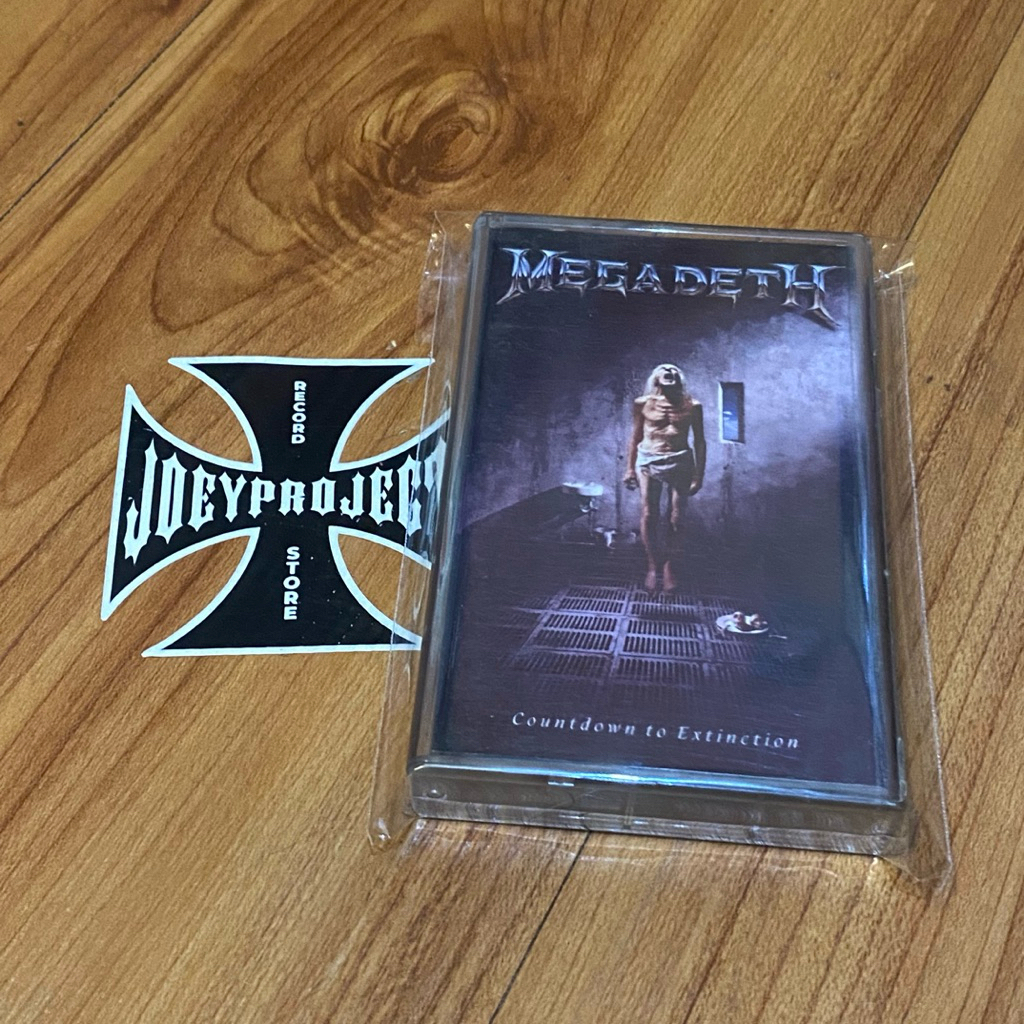 kaset megadeth - cowntdown to extinction