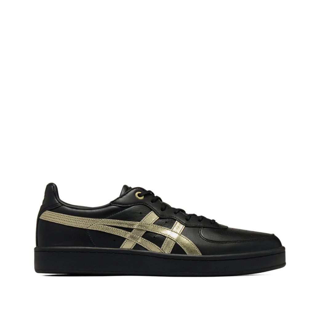 ONITSUKA GSM SD BLACK PURE GOLD UNISEX SHOES ORIGINAL