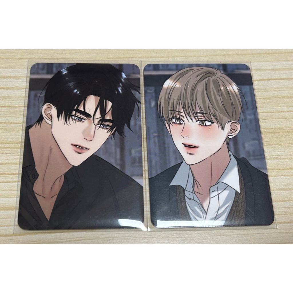 Photocard manhwa bl cmar lebom cafe set