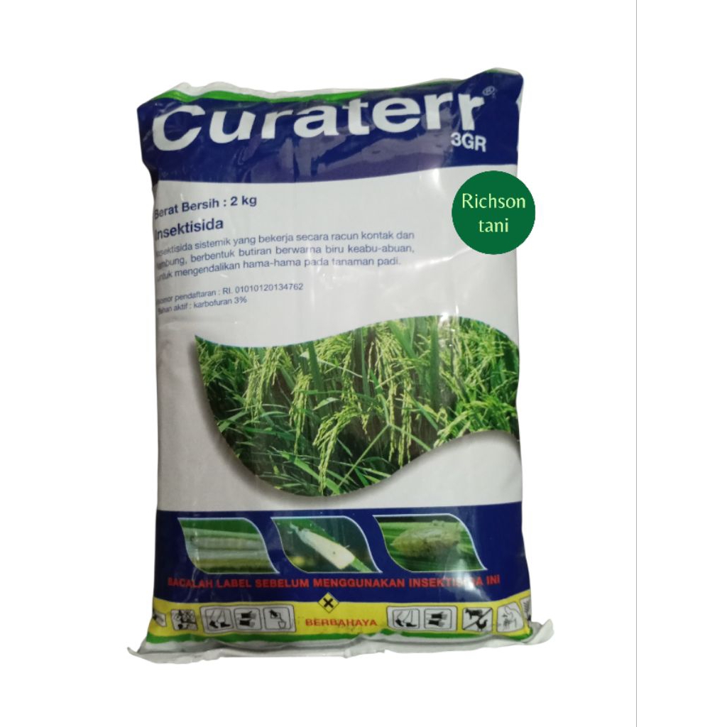 Insektisida Curaterr 3GR - Kemasan 2kg