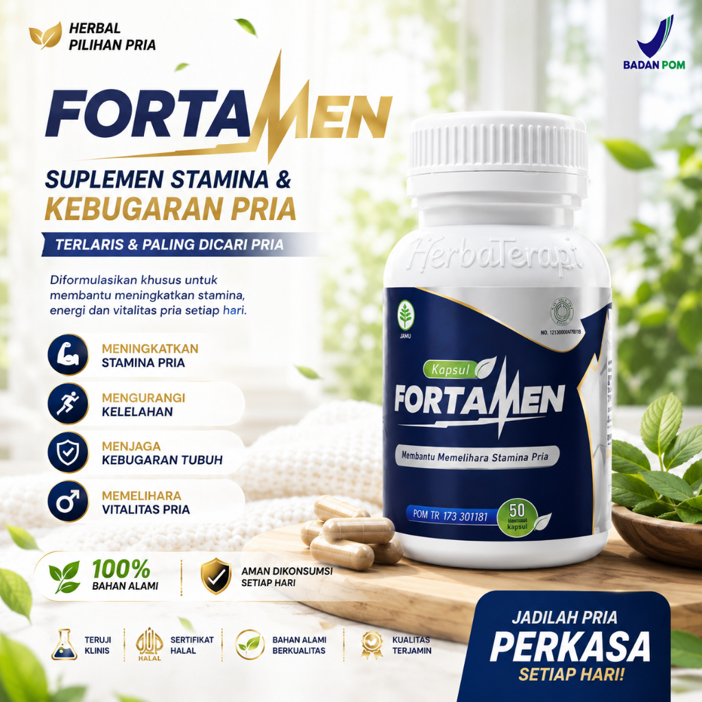 Fortamen Suplemen Kebugaran Pria Alami power man