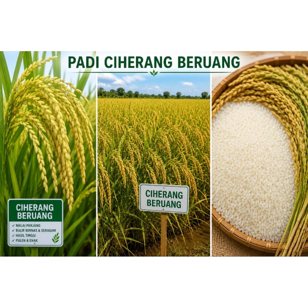 Benih Padi Ciherang Beruang 5kg