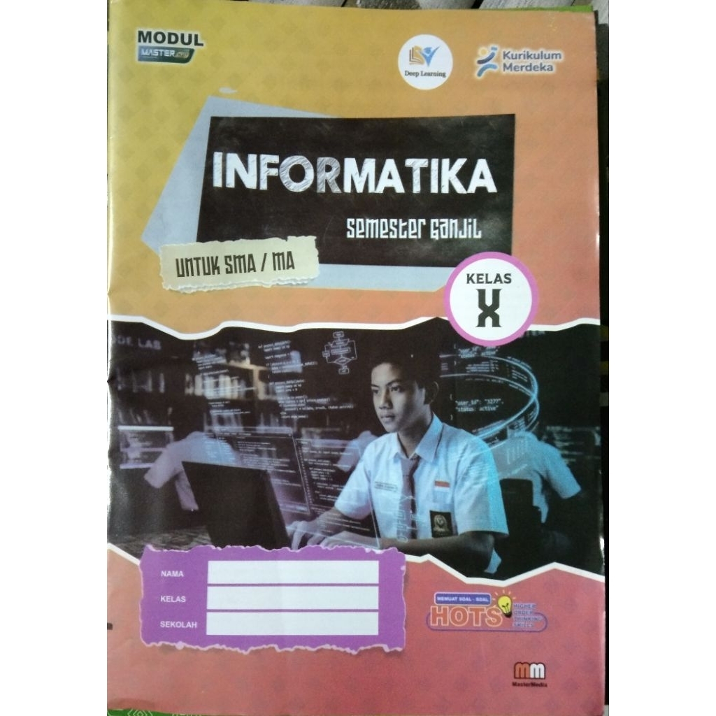 LKS SMA MA  INFORMATIKA KELAS 10 SEMESTER 1 KURIKULUM MERDEKA
