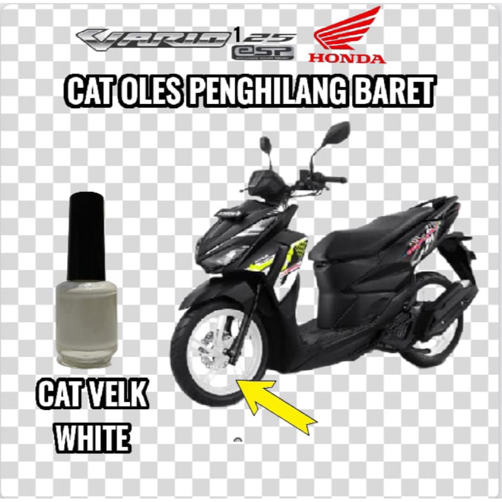 Cat Oles Velg Velk Putih Glosy White Penghilang Baret Motor Honda Vario 125 New