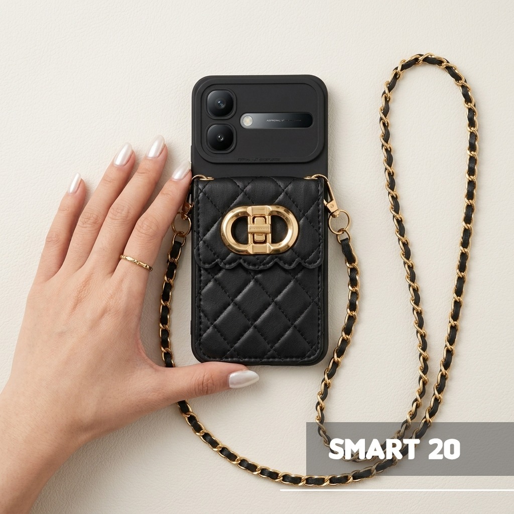 Softcase Dompet DR For tipe Infinix Smart 20 - Case tas hp Casing dompet Case Infinix Smart 20 Case 