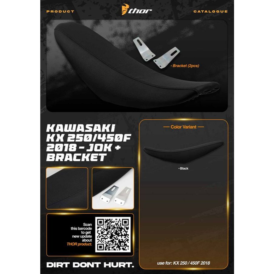 Jok + Bracket Kawasaki KX 250 / 450F 2018 | Jok Motor Plug & Play