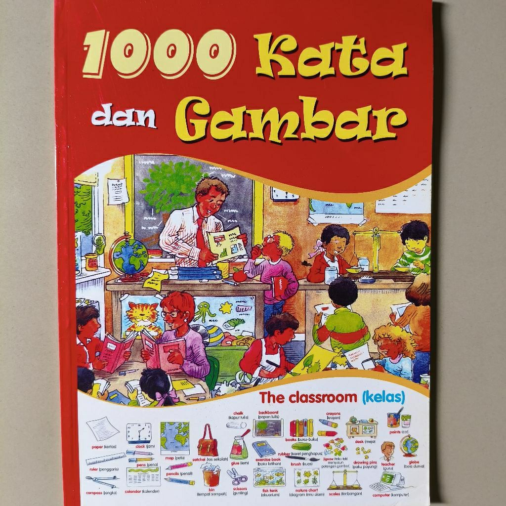 buku 1000 kata dan gambar inggris Indonesia