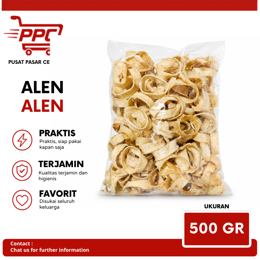 Alen Alen Jadul / Lanting Singkong Tradisional / Klanting 500Gr