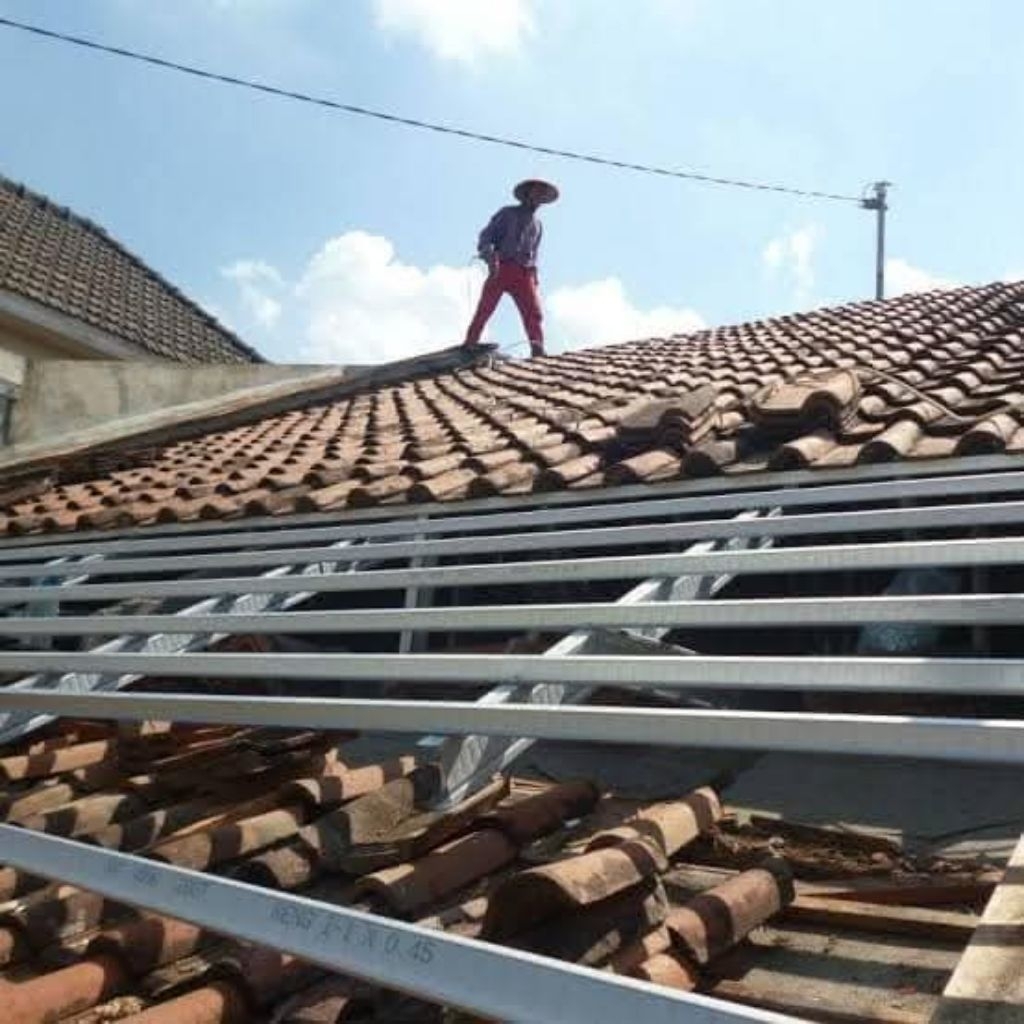 renovasian atap rumah atap sepandek pasir