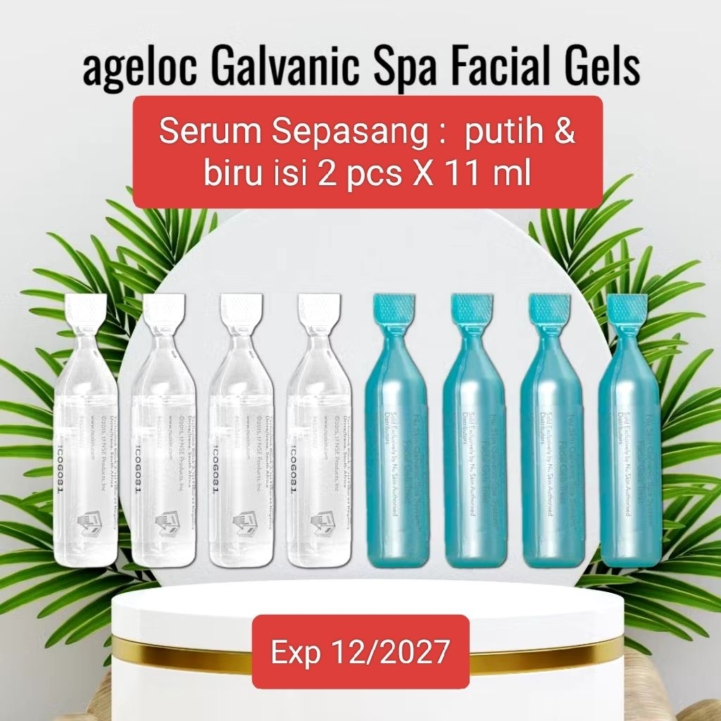 Original serum gel galva biru putih sepasang