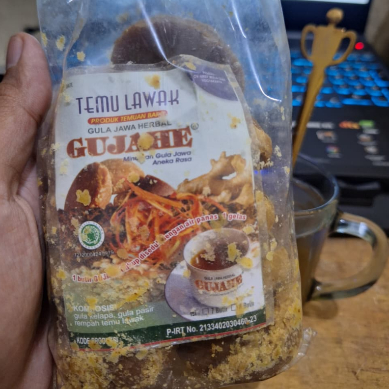 GUJAHE Temu Lawak Gula Jawa Herbal Asli Jogja – Minuman Herbal Tradisional Butiran Praktis Diseduh