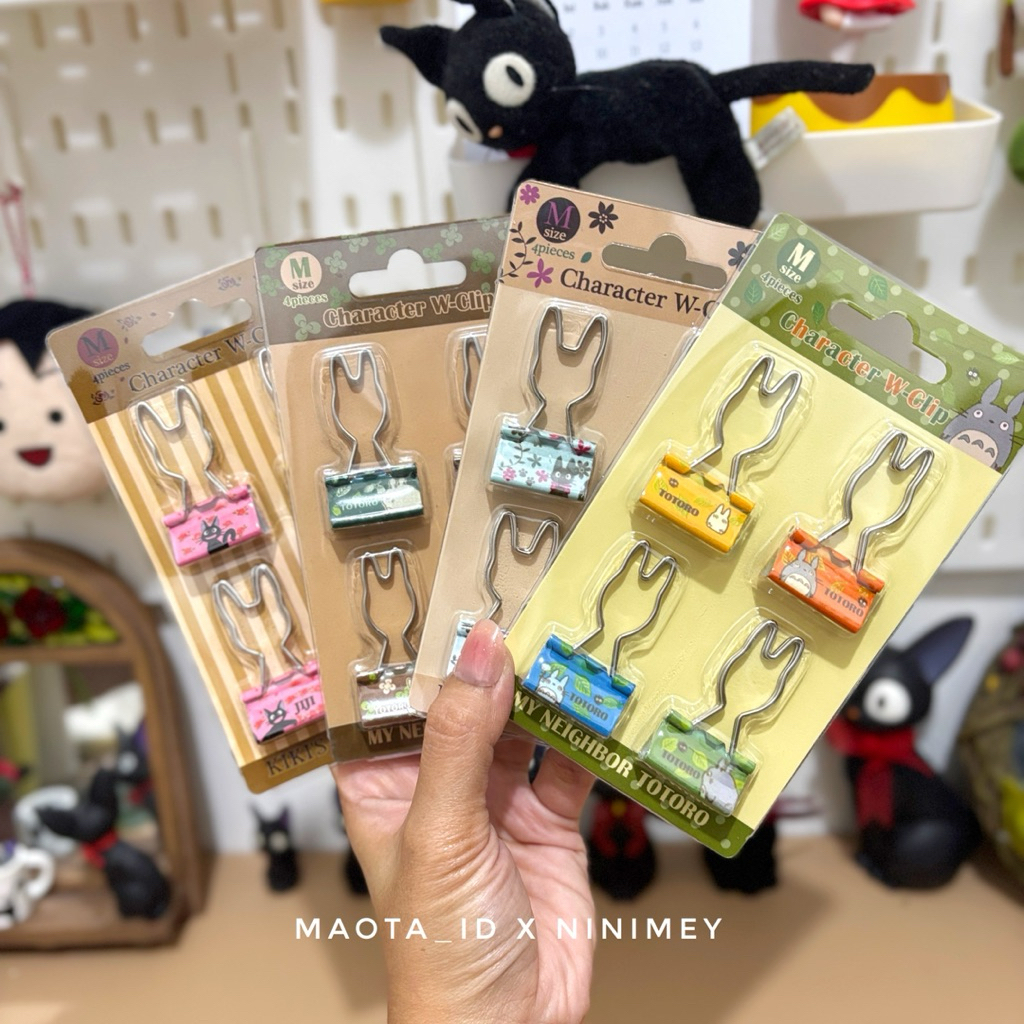 Totoro Jiji Clip / Klip Buku Totoro Jiji / Studio Ghibli Stationery / Studio Ghibli Clip