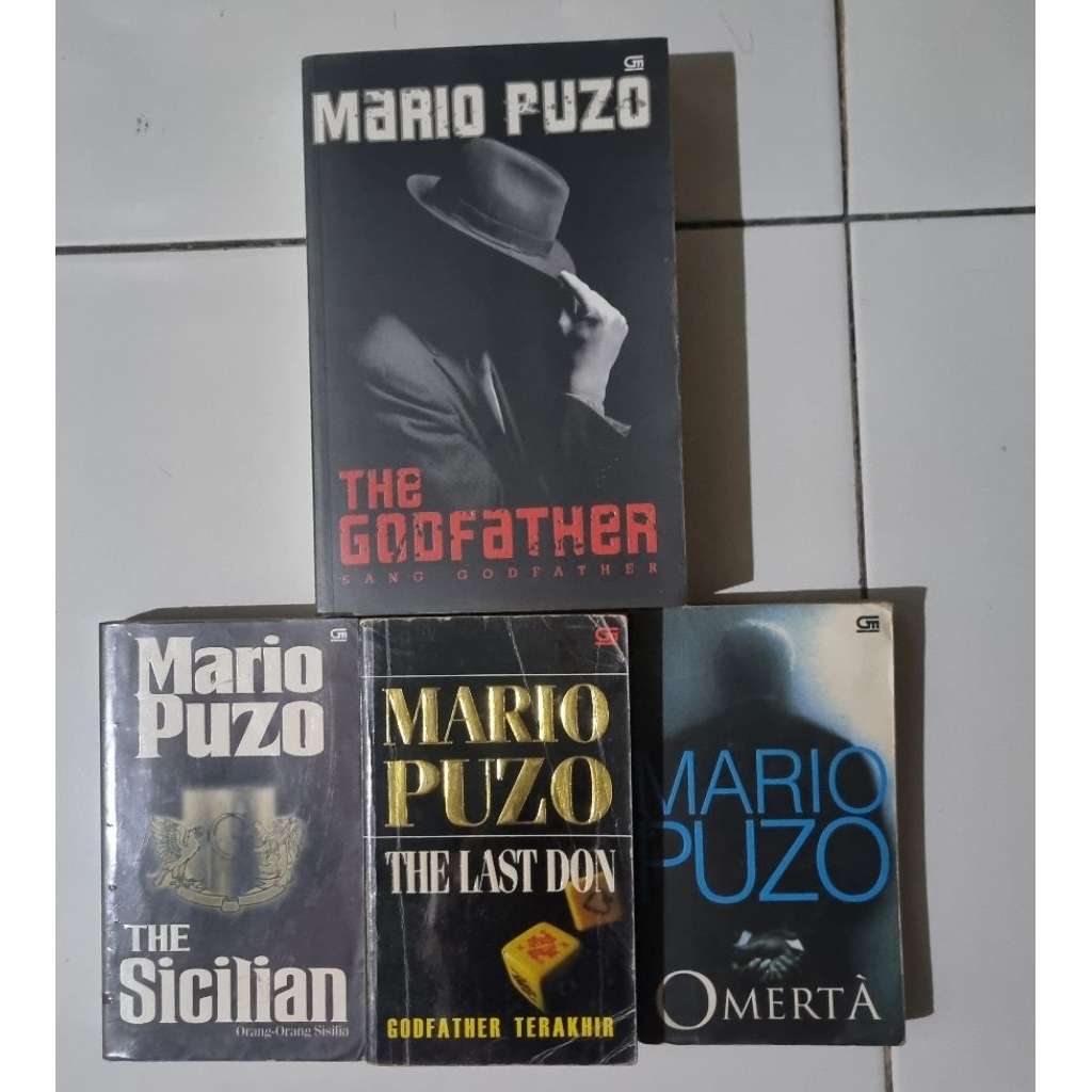 Novel Mario Puzo Preloved Original Terjemahan | The Godfather | The Sicillian | The Last Don | Omert