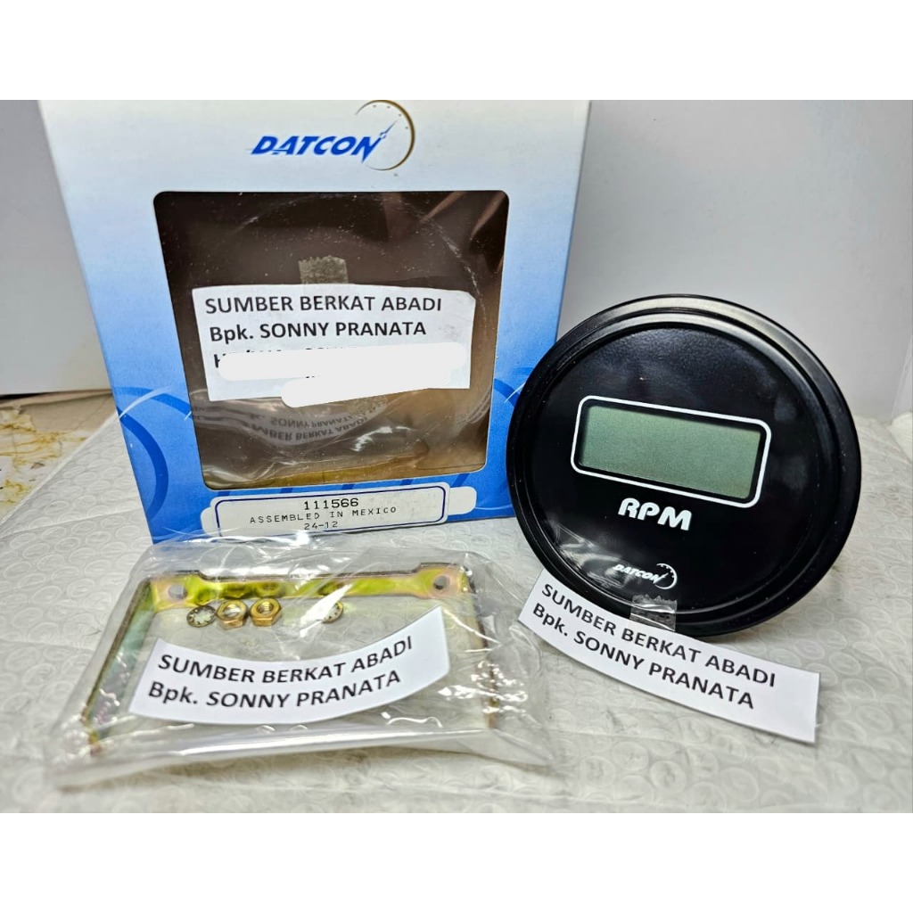 DATCON 111566 TACHOMETER LCD 5 DIGIT SCALE RPM - GENUINE ORIGINAL