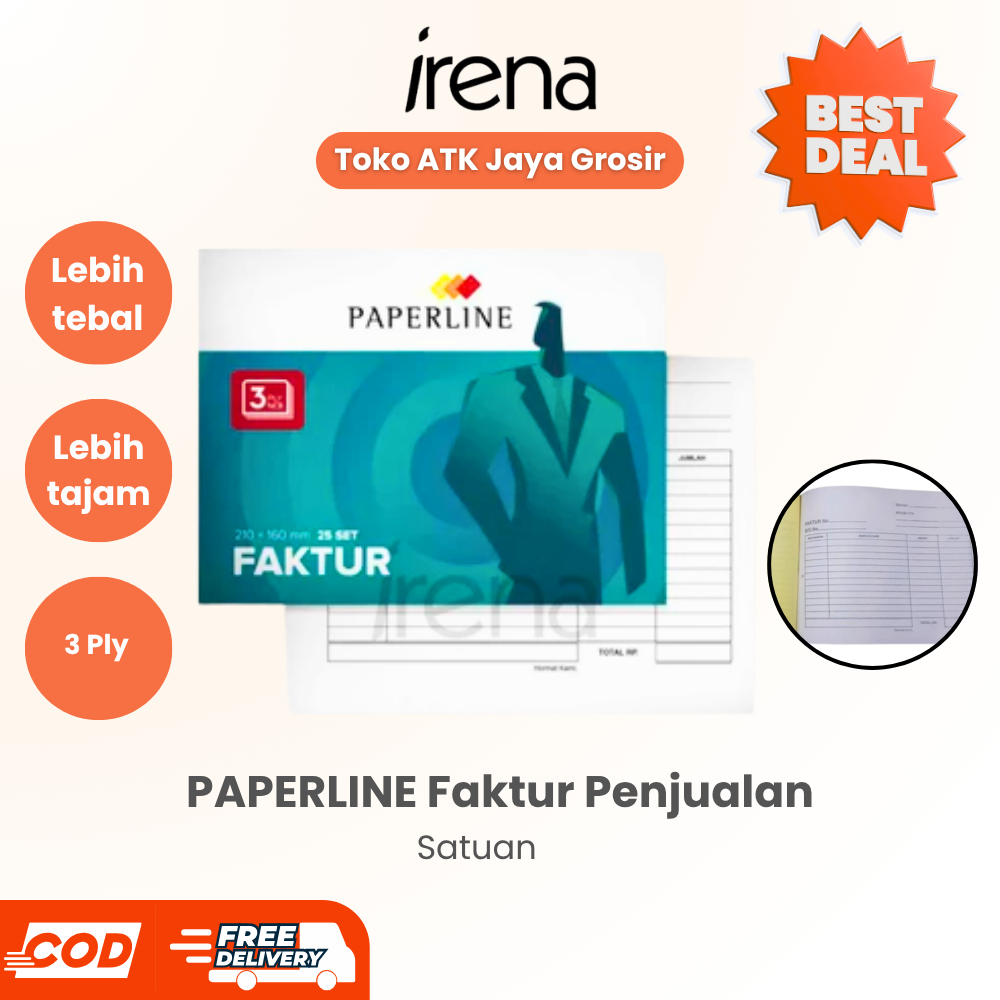 PAPERLINE Faktur Penjualan 3 Ply - Satuan