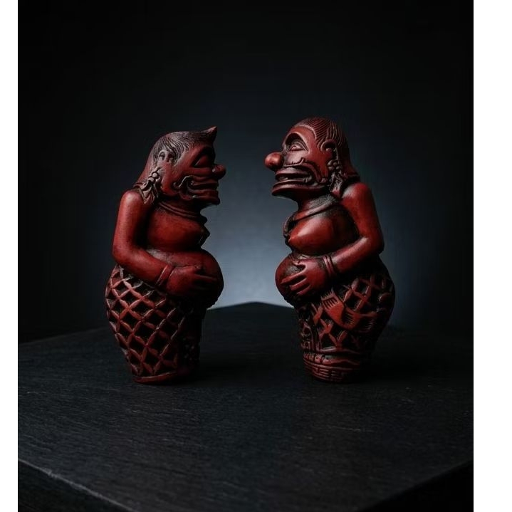 DEDER KERIS MOTIF WAYANG BAHAN SERBUK TULANG