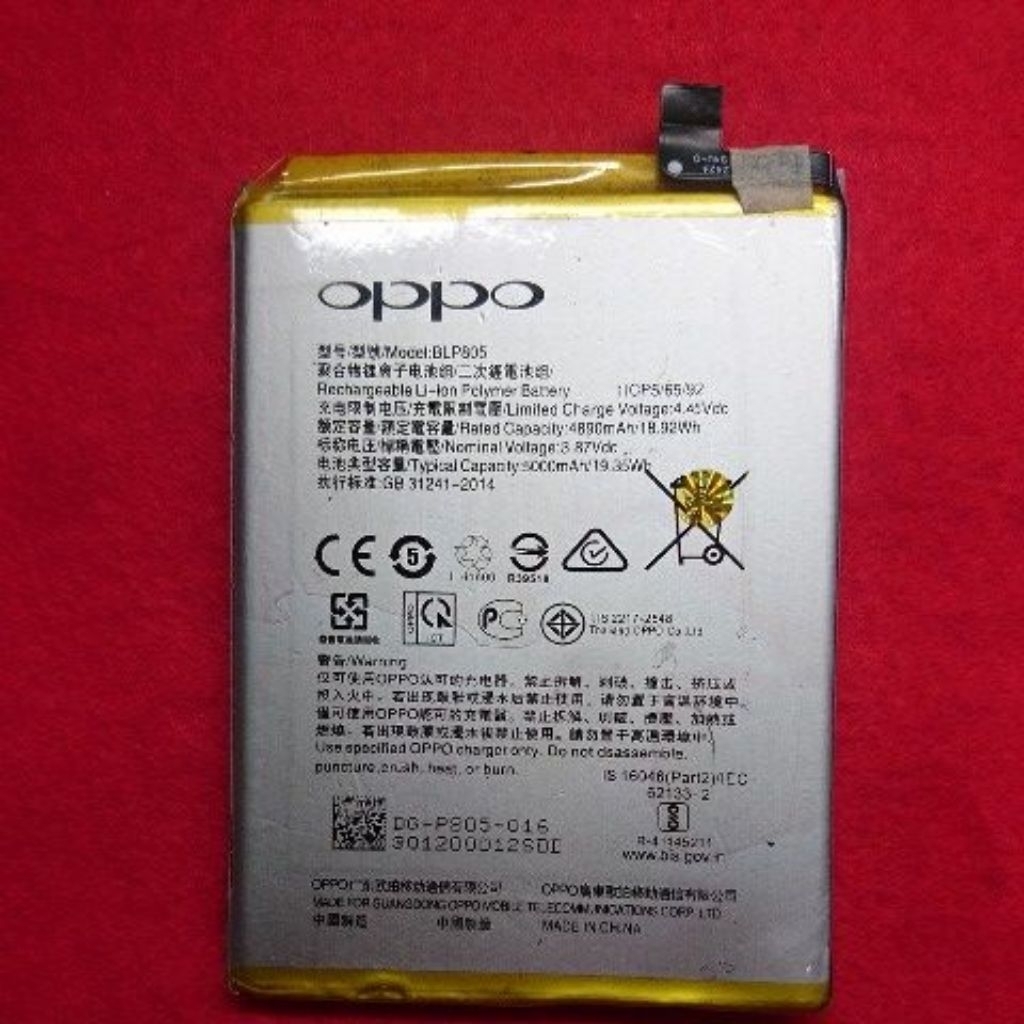 BATTERY BATERAI OPPO A16/A33 2020/A53/A54/A74 5G BLP805 NEW SECOND
