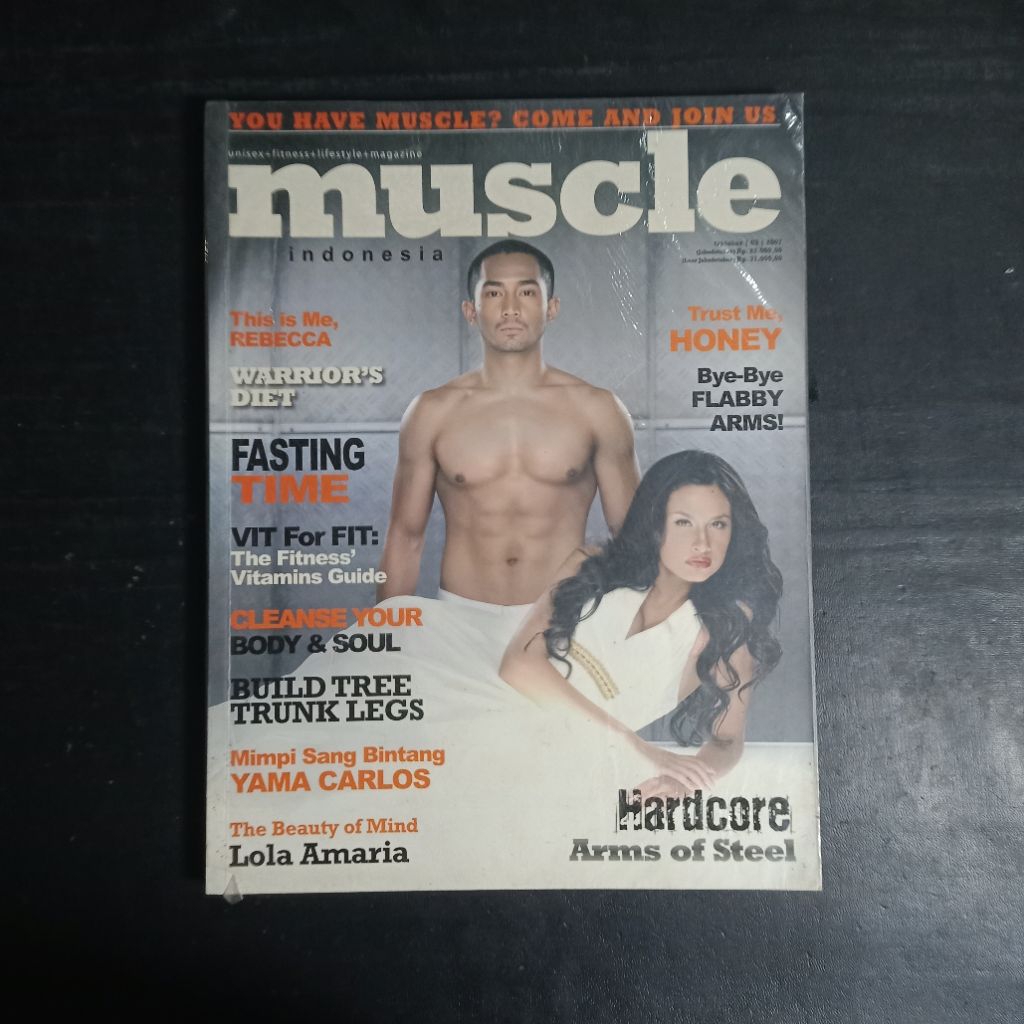 Majalah Muscle Indonesia Edisi Oktober 2007: Hardcore Arms of Steels