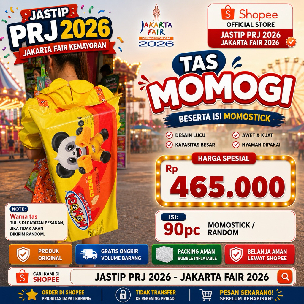 jastip tas momogi jakarta fair 2026 - jastip prj 2026