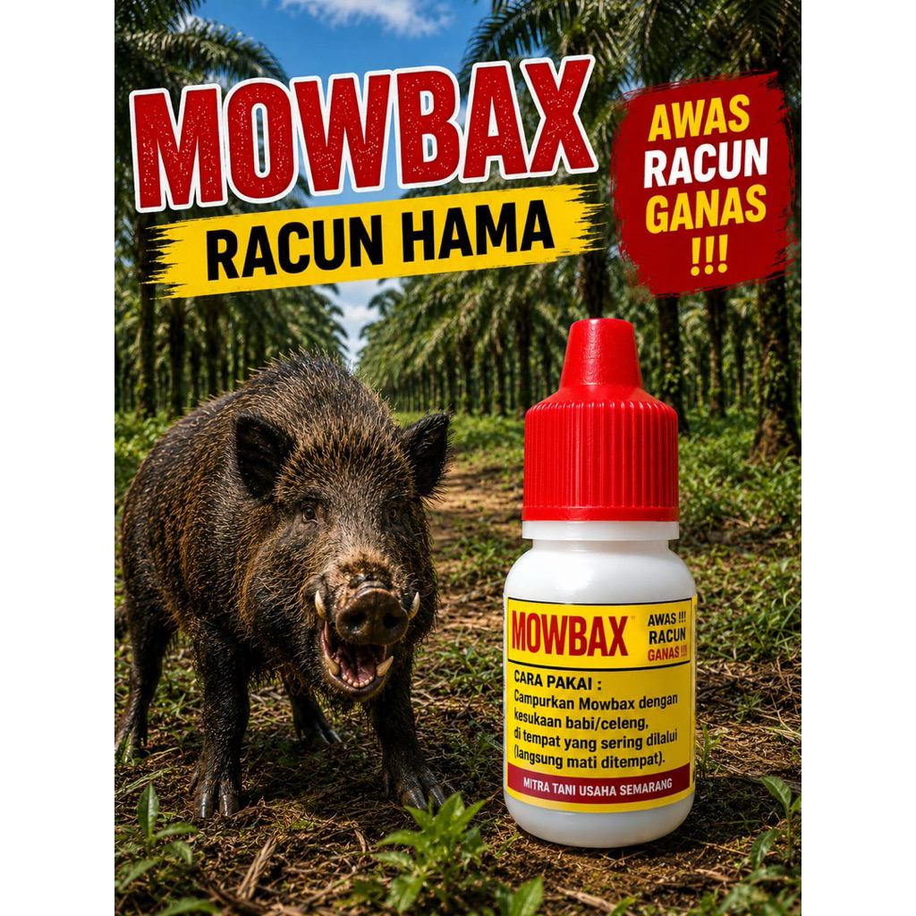 RACUN BABI MOWBAX | RACUN BIAWAK | MOWBAX RACUN TIKUS, KERA, MONYET, TUPAI, ANJING LIAR, HEWAN LIAR